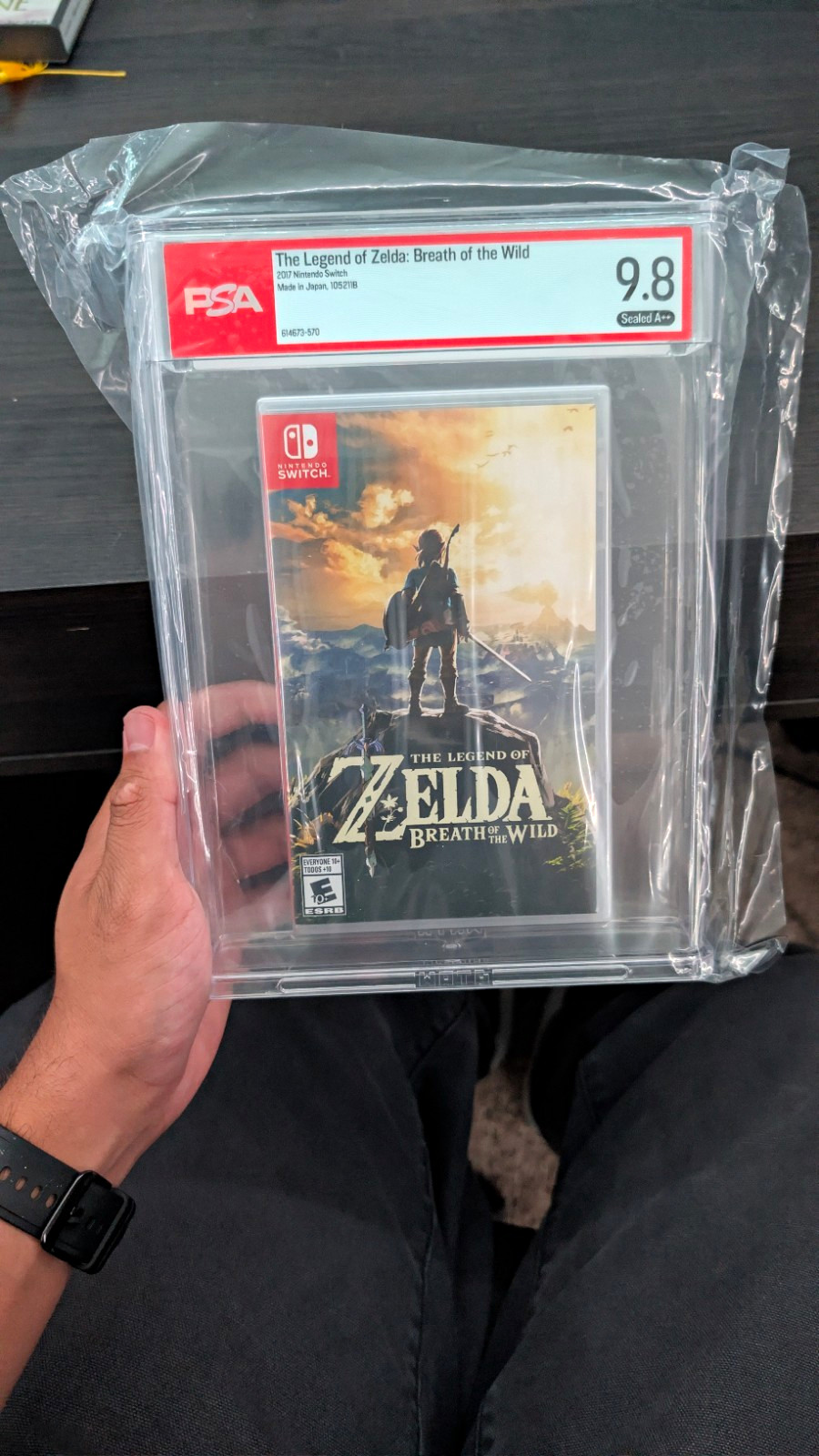 Nintendo Zelda: Breath of the Wild Nintendo Switch 2017 PSA 9.8 Sealed E10+