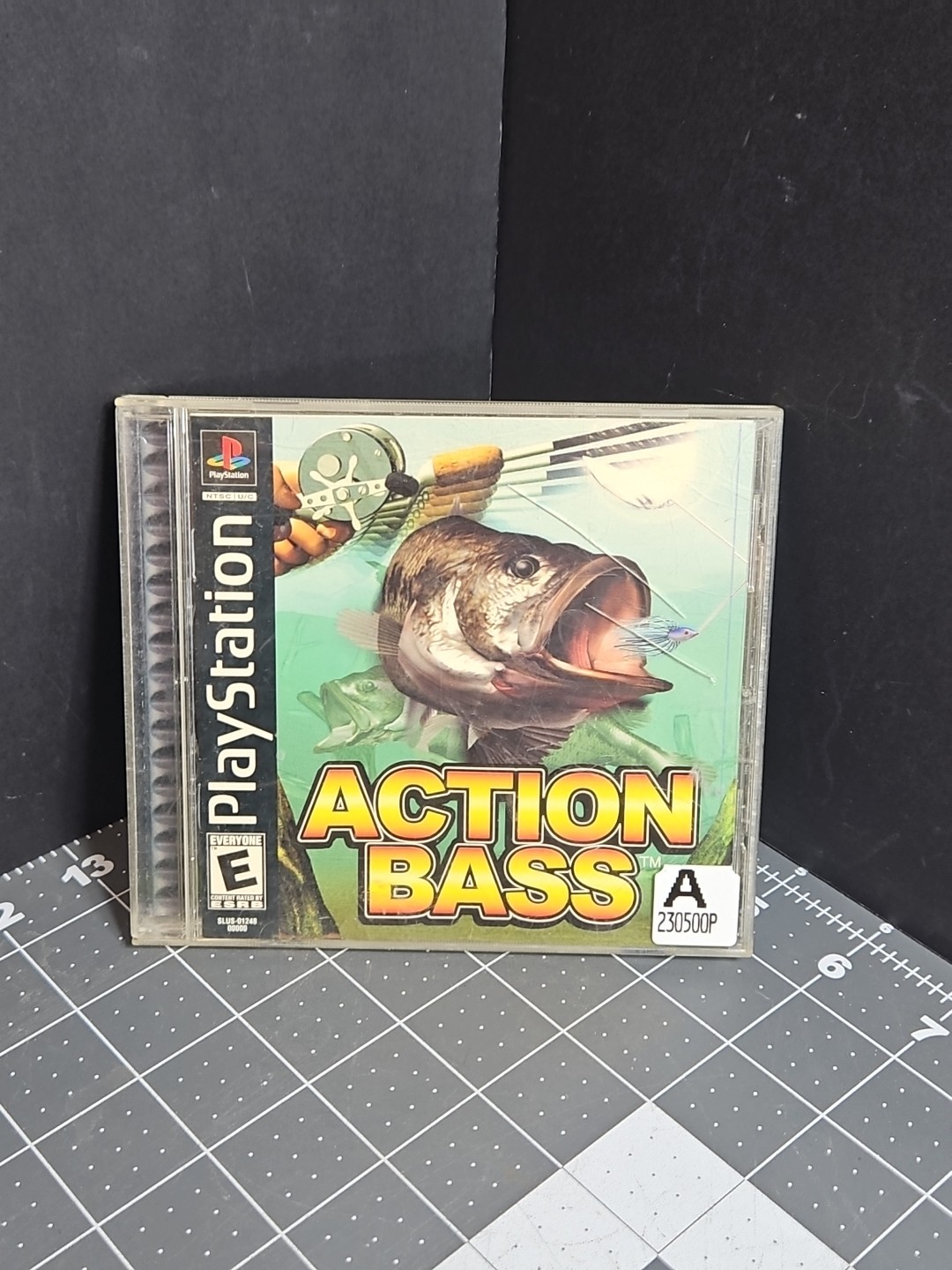 Vintage Action Bass PS1 PlayStation 1 Complete – Family Video Edition GUC E5