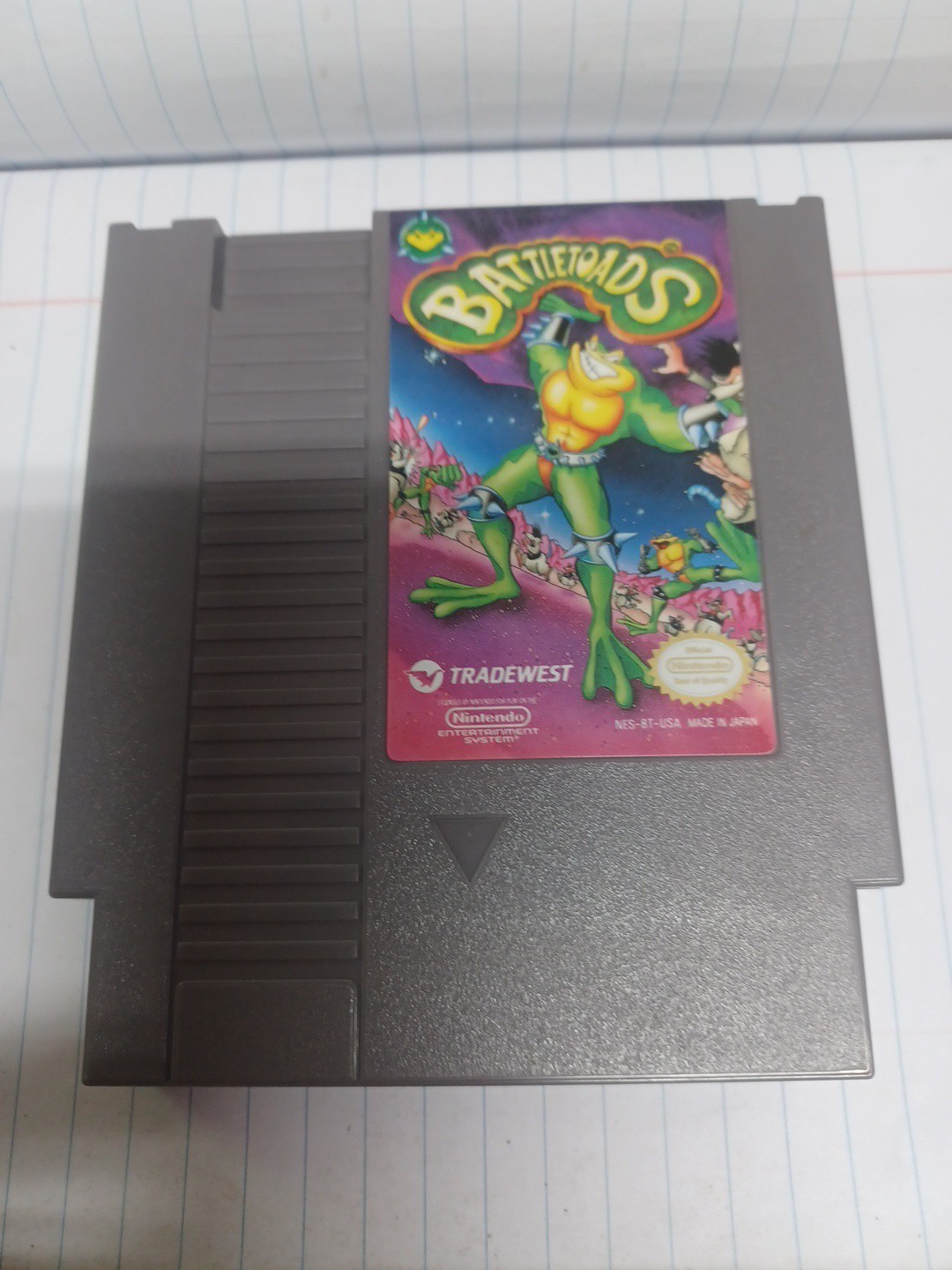 Battletoads (Nintendo Entertainment System 1991) Cartridge Only Tested AUTHENTIC