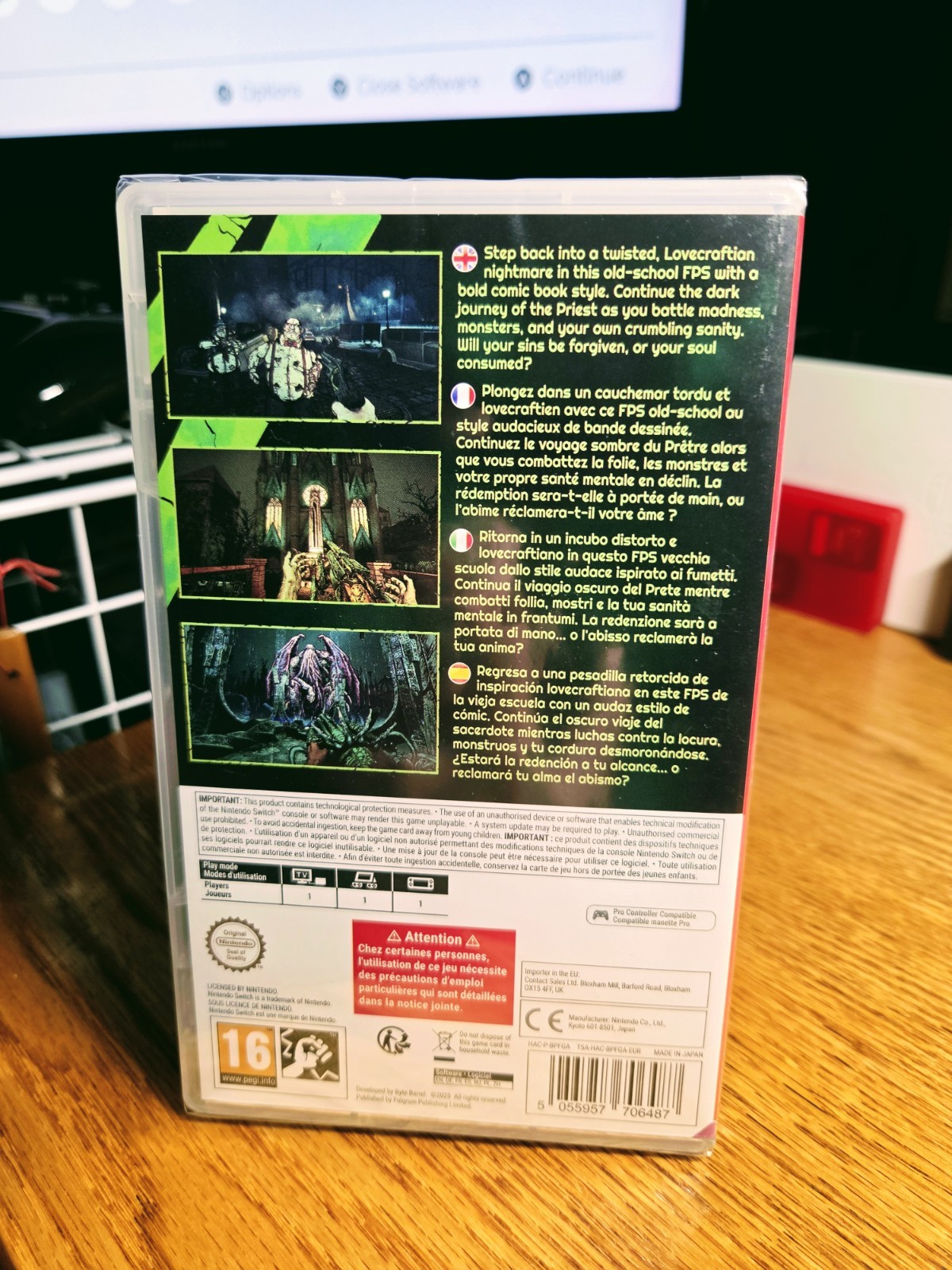 Forgive Me Father 1 & 2 lot (Nintendo Switch) Brand New/Lovecraftian FPS!
