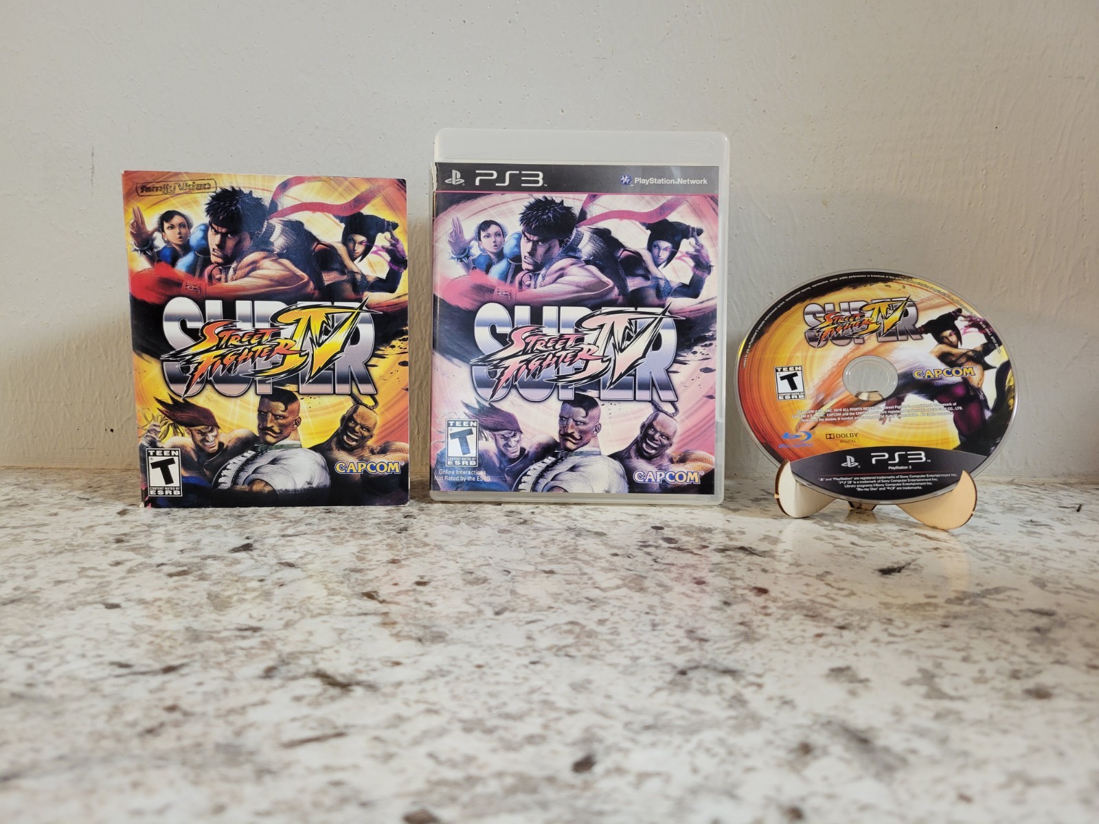 Super Street Fighter IV 4 (Sony PlayStation 3, 2010) CIB Ps3 FAST SAME DAY SHIP
