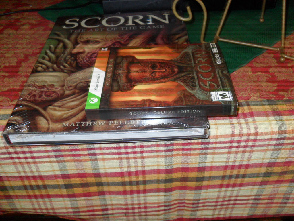 XBOX Scorn – Deluxe Edition [Microsoft Xbox Series X] +HB Book: Both New/Sealed!