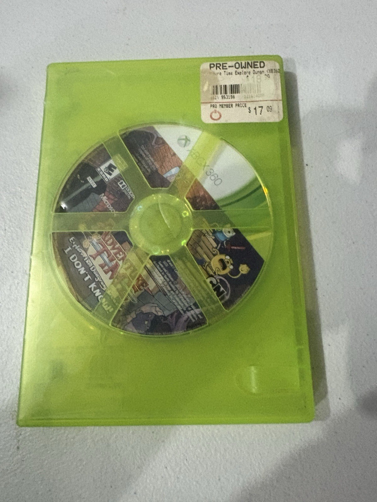 XBOX 360 Lot Of 2 Skate 3 Adventure Time Explore Dungeon Bc IDK MICROSOFT TESTED
