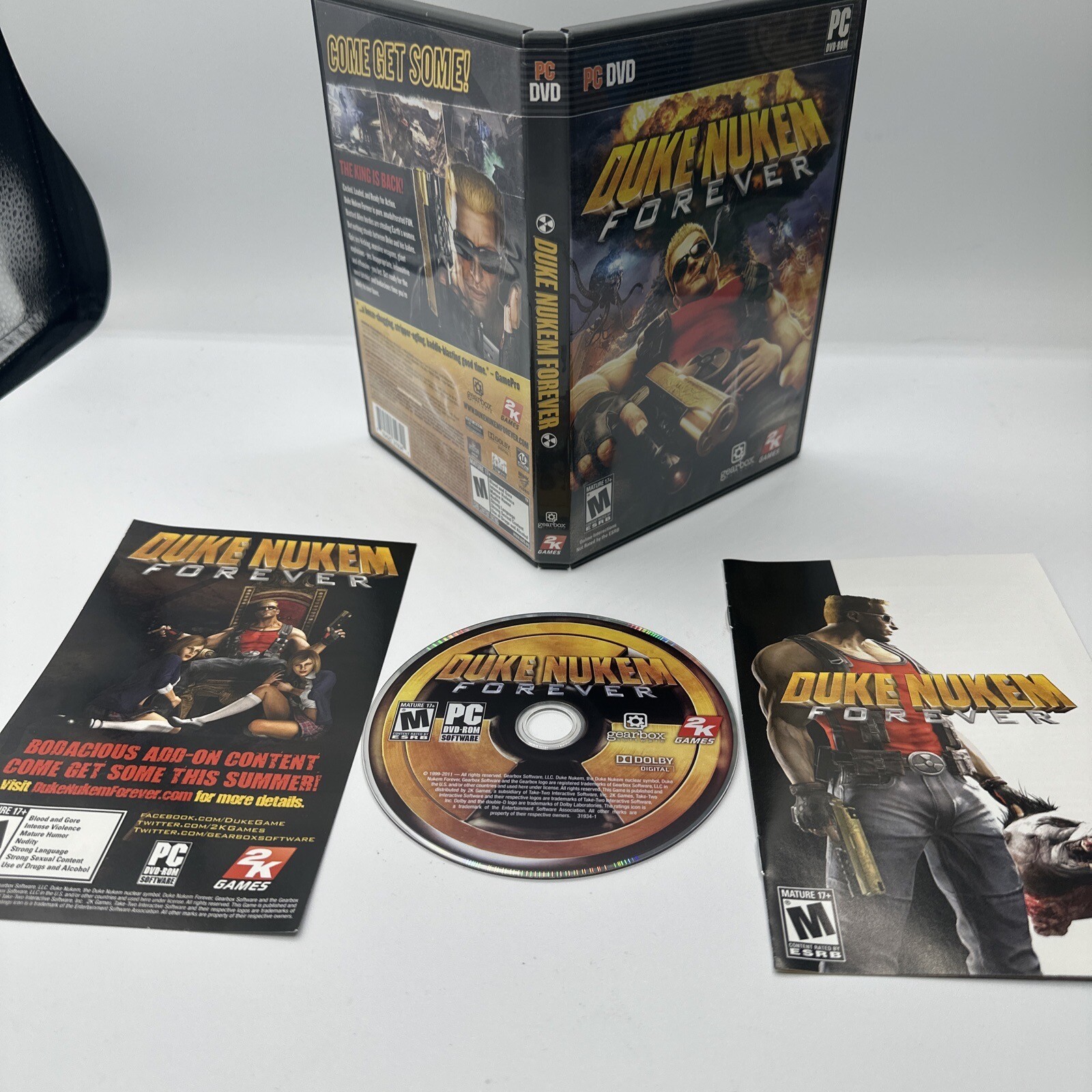 Duke Nukem Forever – PC DVD Computer game Buy This Before I Run Out Of Gum
