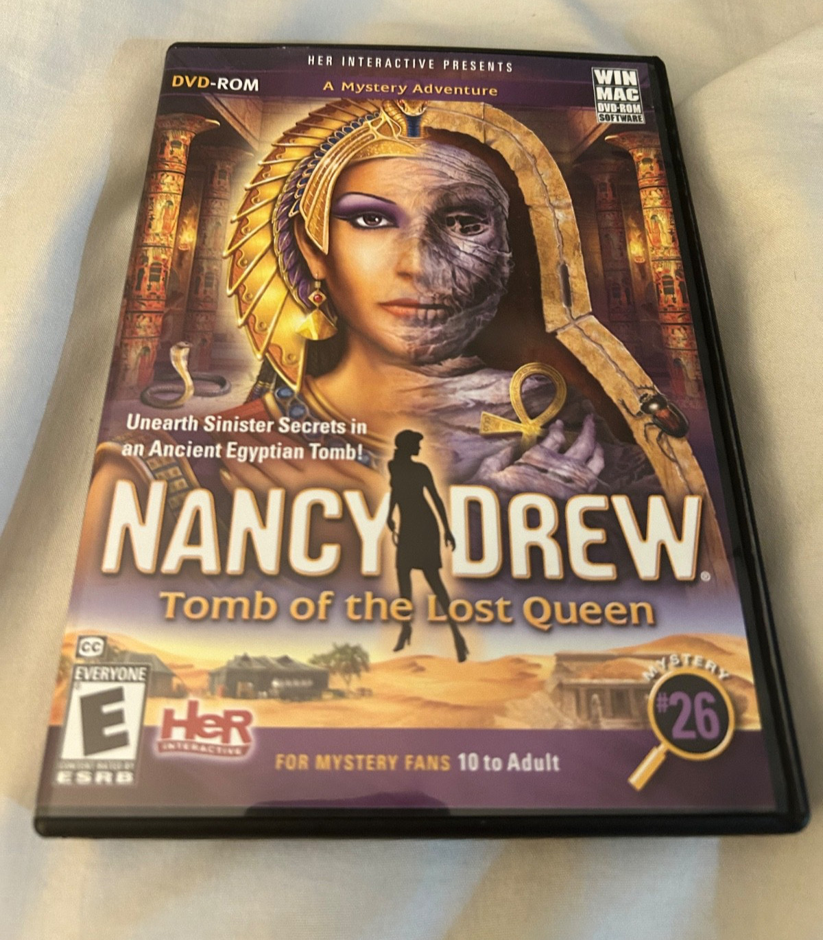 Nancy Drew Tomb of the Lost Queen PC DVD-ROM Action Mystery Her Interactive Man…