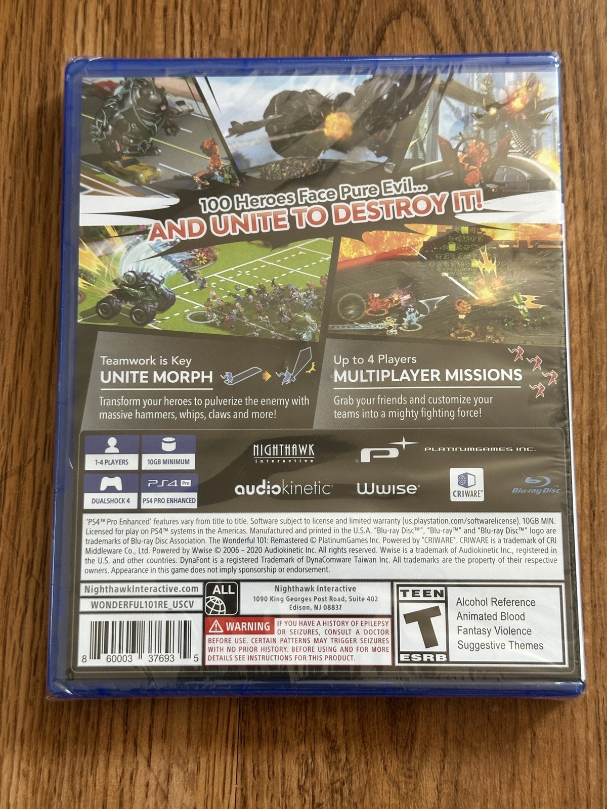 The Wonderful 101: Remastered (Sony PlayStation 4, 2020)Sealed! Authentic! Mint!
