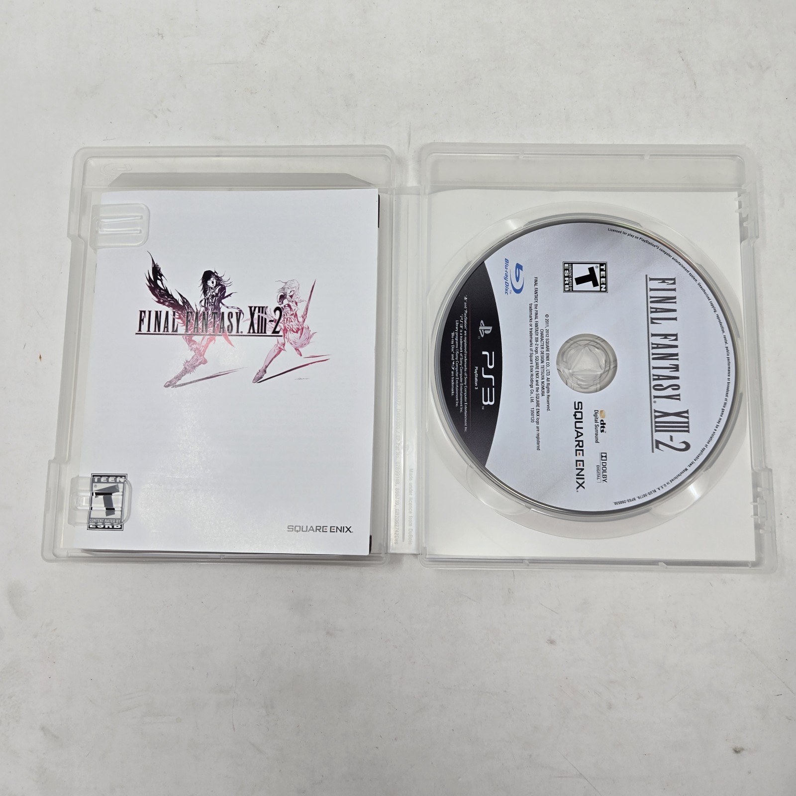 Final Fantasy XIII-2 (Sony PlayStation 3, 2012) COMPLETE