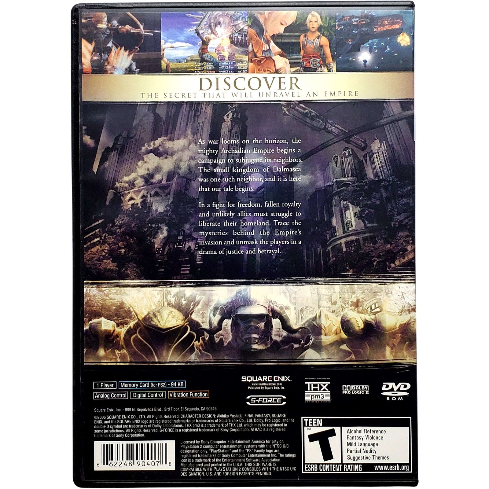 Final Fantasy XII – Sony Playstation 2 Pristine Tested Authentic