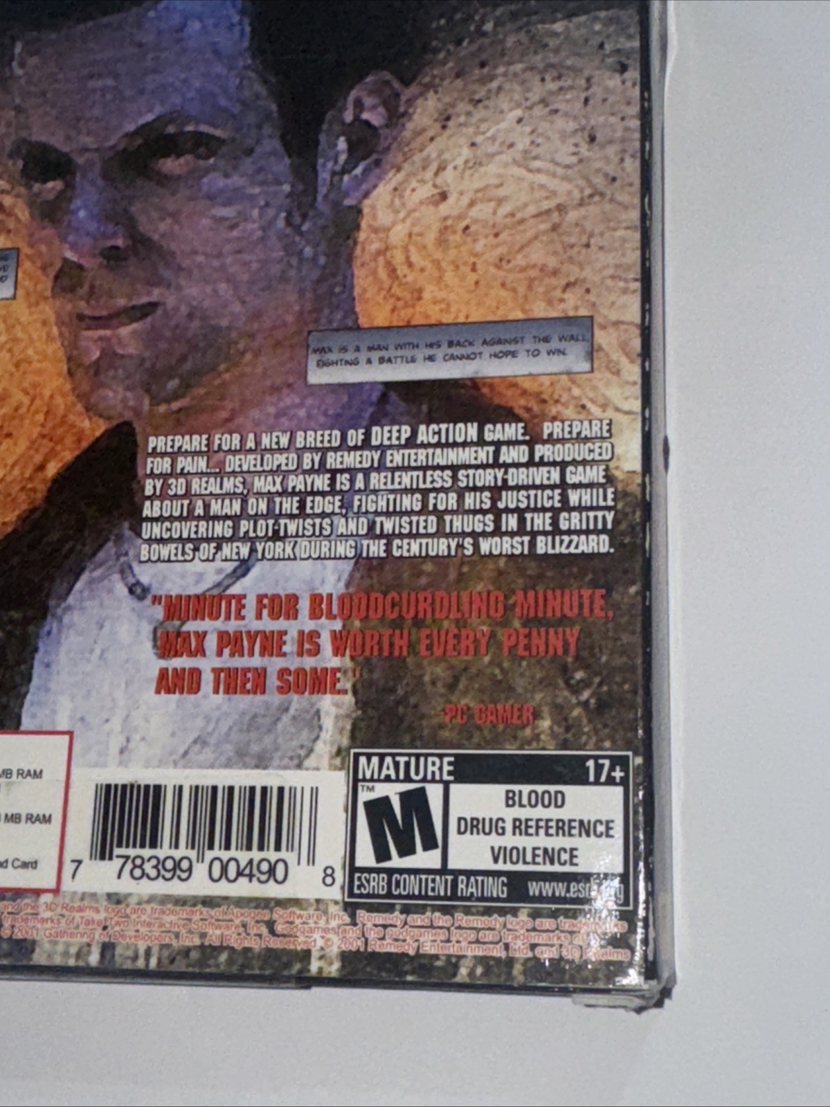 Max Payne – First Person Shooter PC Computer Game by Rockstar Games – New/Sealed