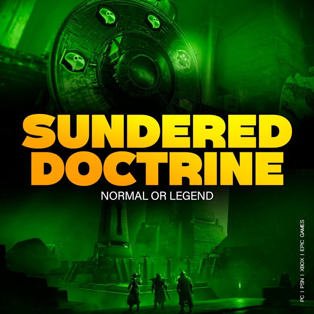 SUNDERED DOCTRINE + CHESTS • NORMAL OR MASTER • PC XBOX PS4/5 EPIC