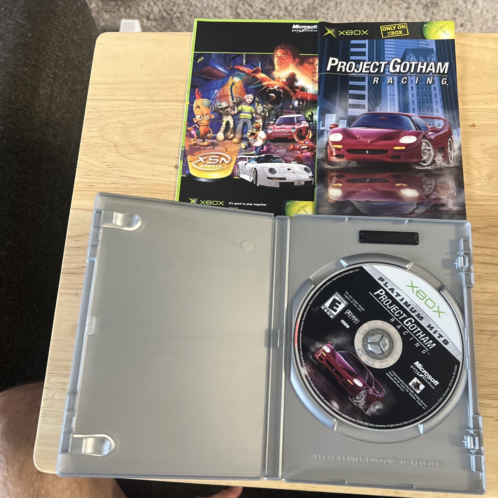 Project Gotham Racing (Original Xbox) Platinum Hits CIB COMPLETE & TESTED