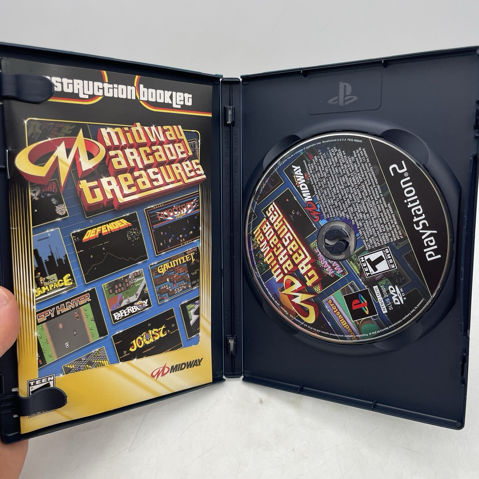 Midway Arcade Treasures (Sony PlayStation 2, PS2) Complete CIB w/ Reg Card