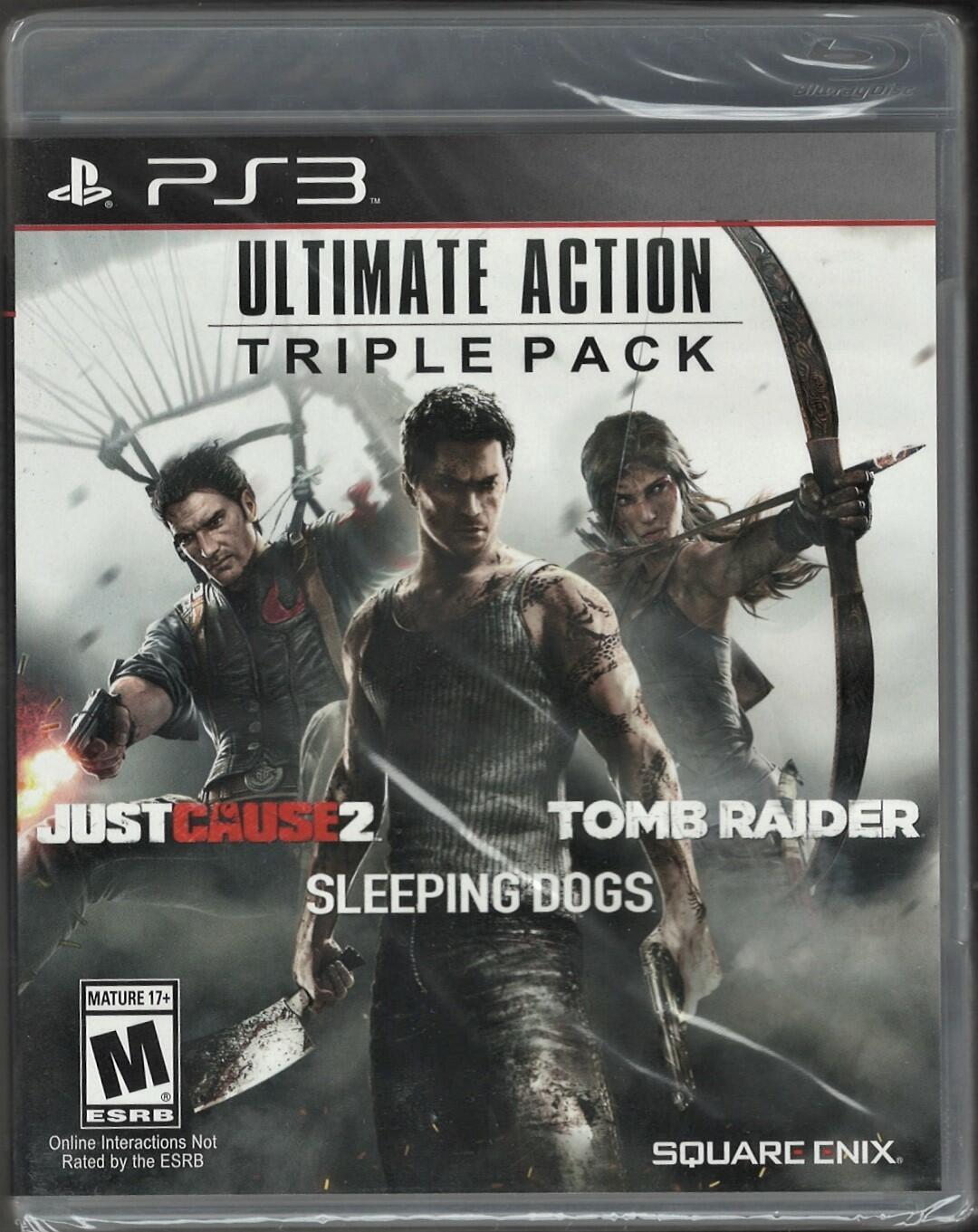 Ultimate Action Triple Pack PS3 (Brand New Factory Sealed US Version) PlayStatio