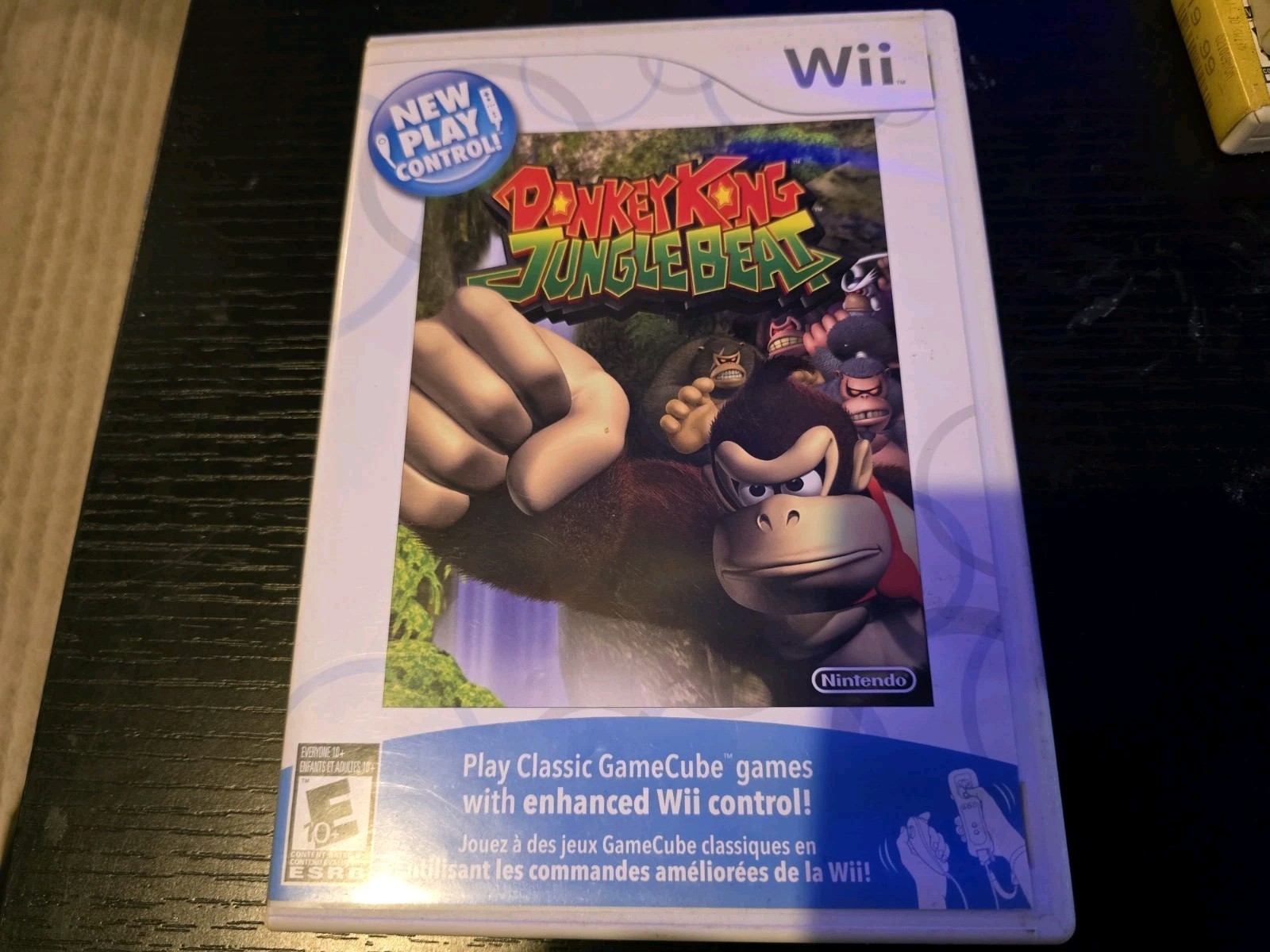 New Play Control- Donkey Kong Jungle Beat (Nintendo Wii, 2009) Complete w/Manual