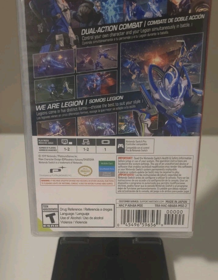 Astral Chain – (Nintendo Switch, 2019) Brand New Factory Sealed First Print Seal