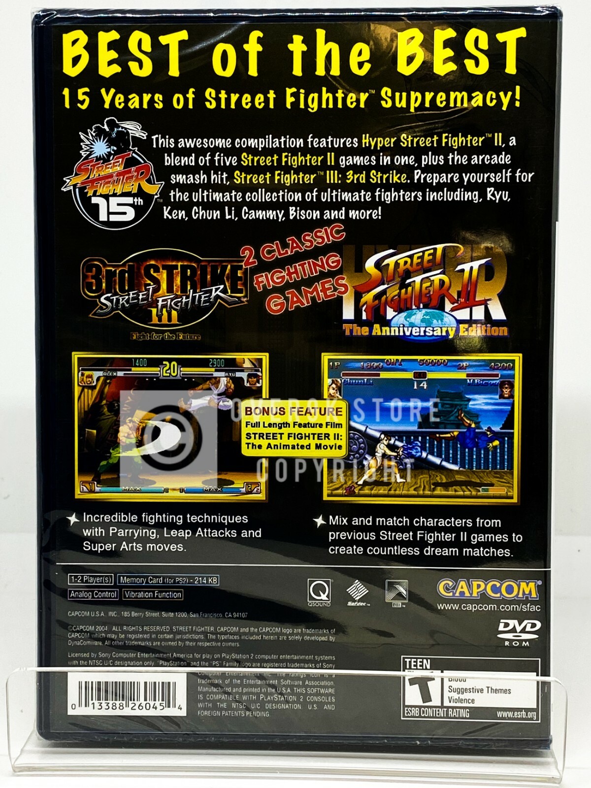 Street Fighter Anniversary Collection + Street Fighter Alpha Anthology – PS2