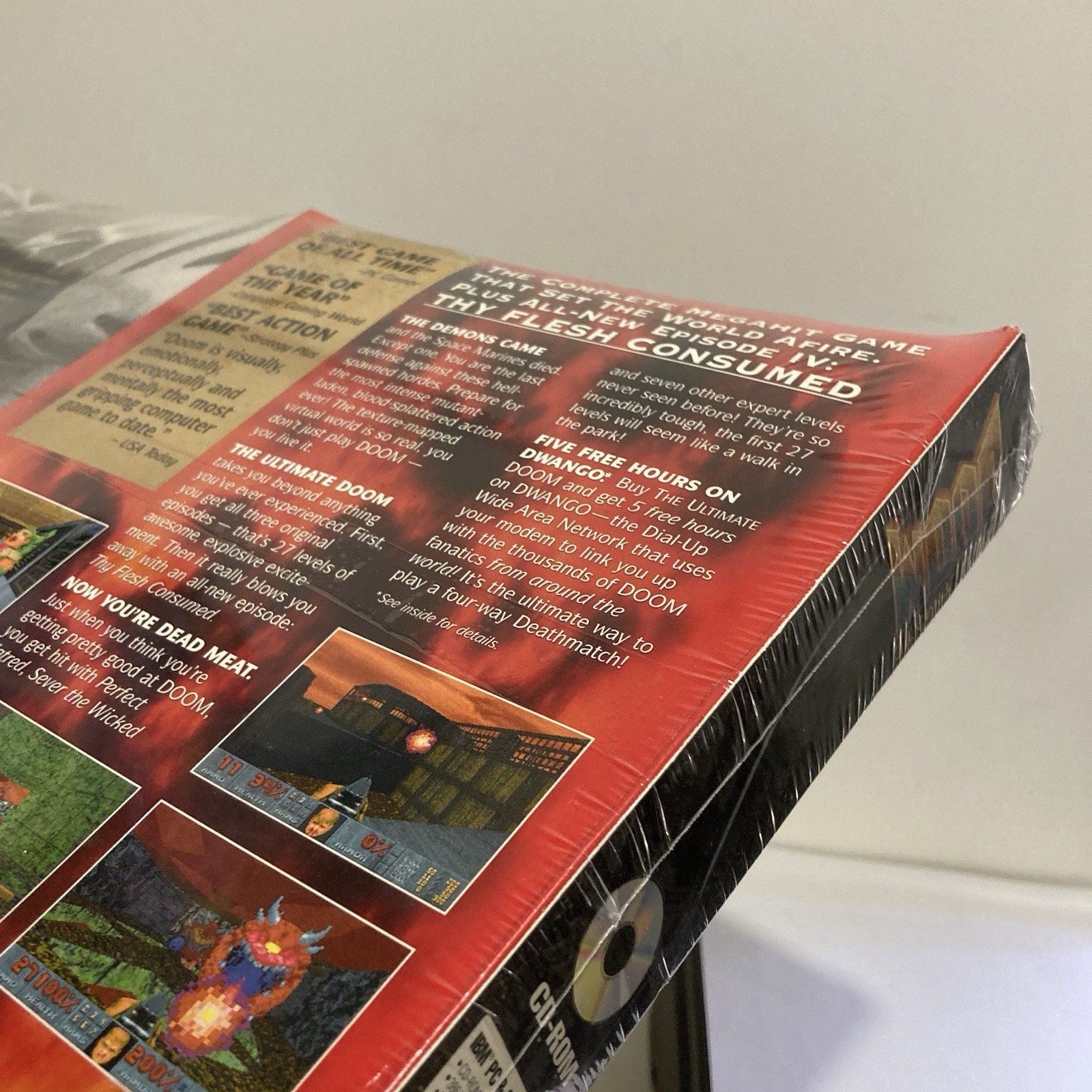 Ultimate Doom + Master Levels For II PC CD-ROM Video Game 1995 ID NEW BOX SET
