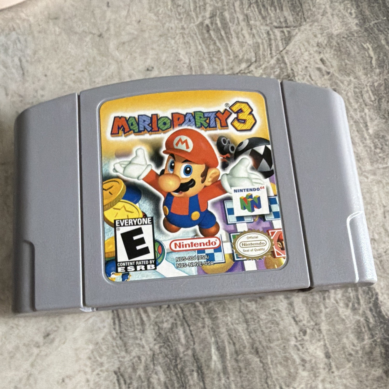 Mario Party 3 Nintendo 64 (N64) Game Pak Cartridge NTSC-U/C E