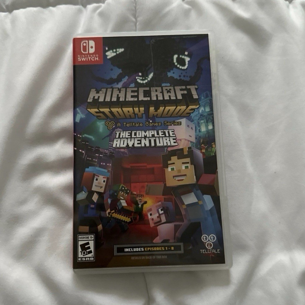 Minecraft: Story Mode – The Complete Adventure (Switch) Complete E10+ CIB Mint