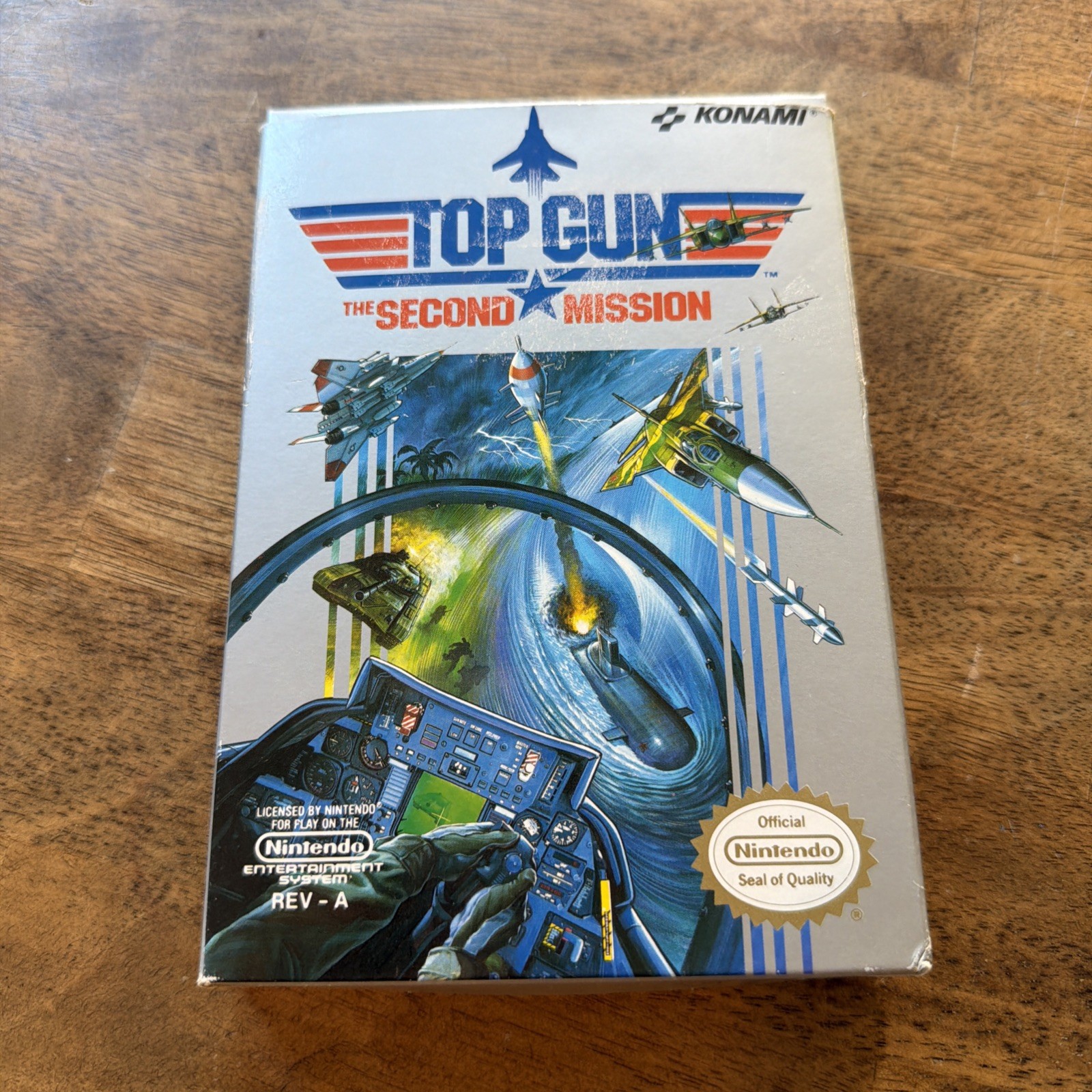 Top Gun: The Second Mission Nintendo NES 1989 – NEW IN BOX – ONE OWNER COLLECTOR