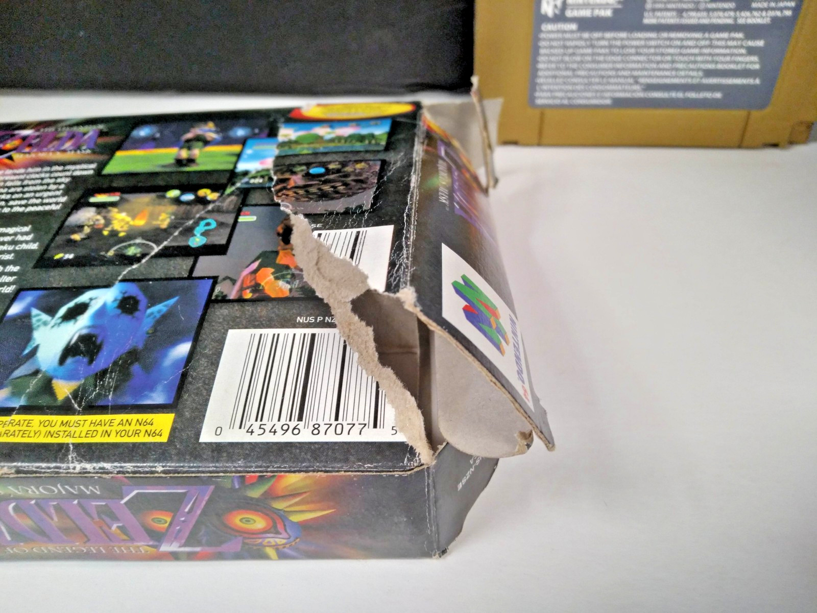 THE LEGEND OF ZELDA: MAJORA’S MASK (N64) *CIB* [SIG. REQ. & INSURANCE]
