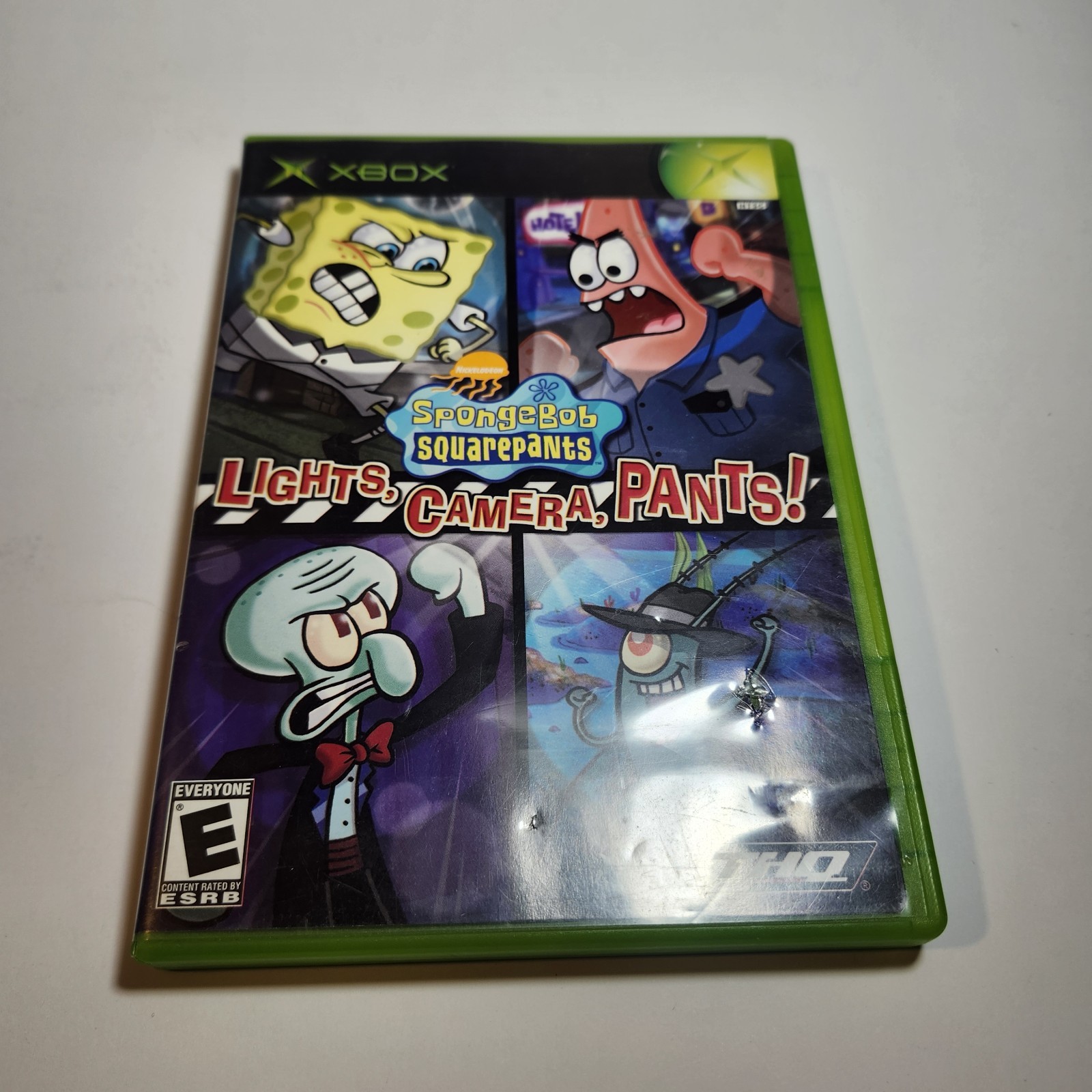 SpongeBob SquarePants: Lights, Camera, Pants w/Manual Xbox Gane