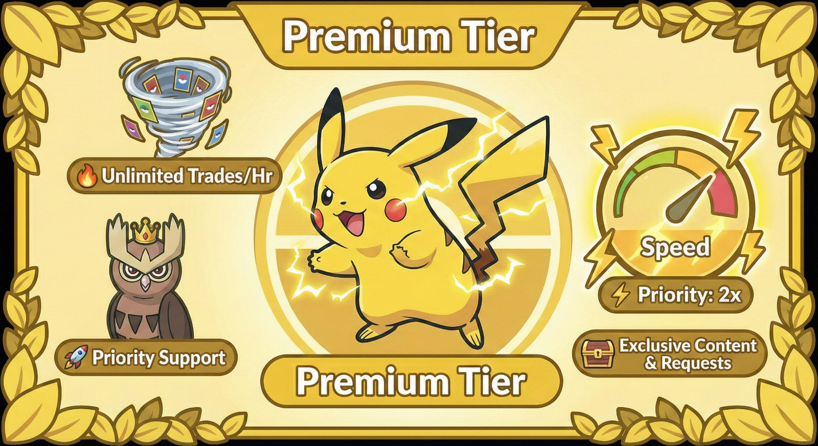 🔥Pokémon Trade Membership 🌟Unlimited Trades, ✨Priority Speed & Exclusives!