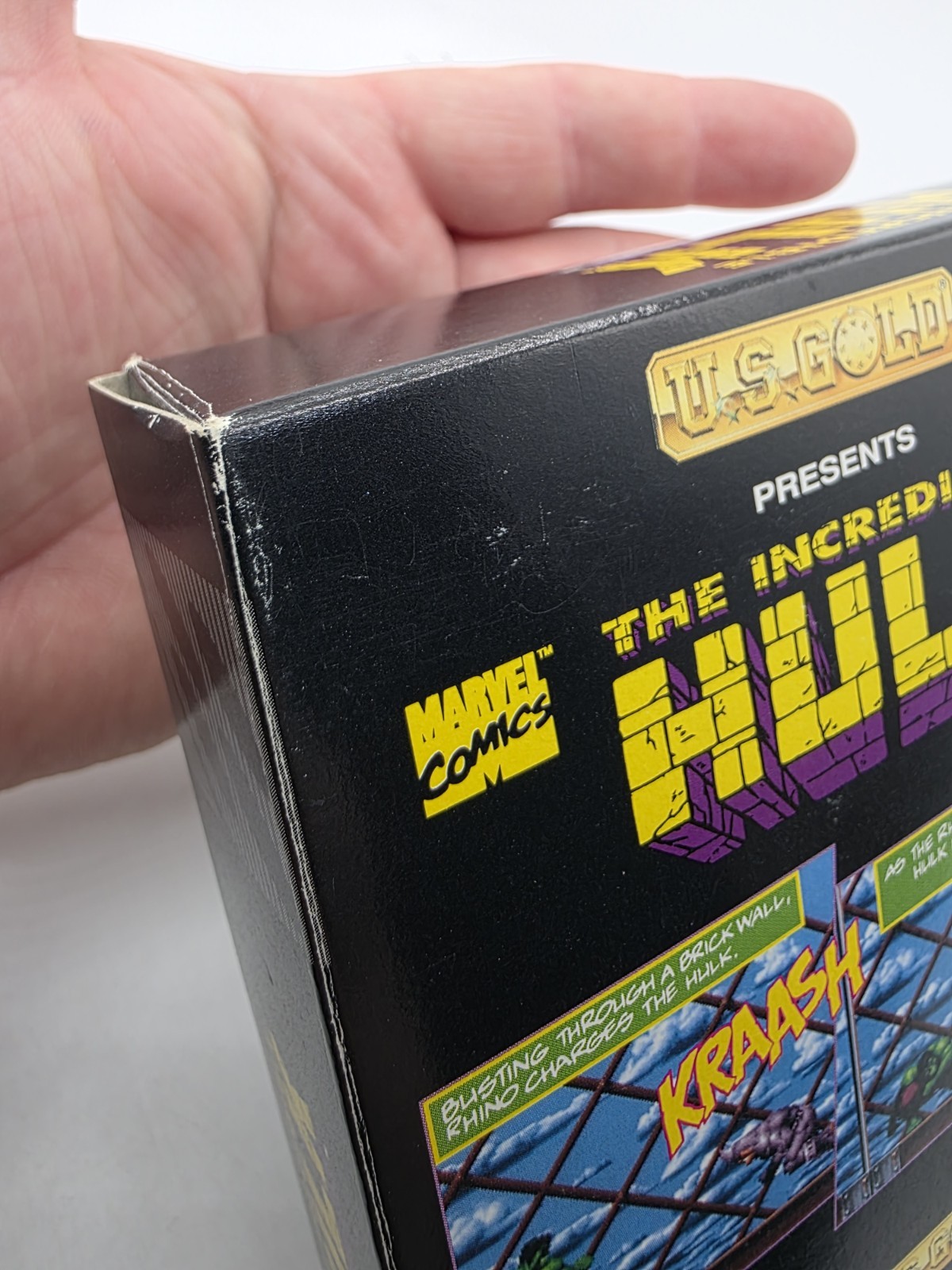 The Incredible Hulk Super Nintendo SNES Fully Complete CIB Tested Works Rare
