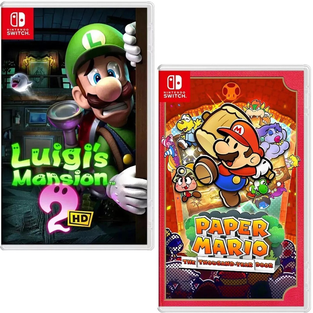 Luigi’s Mansion 2 HD & Paper Mario: TTYD Switch New Game Bundle