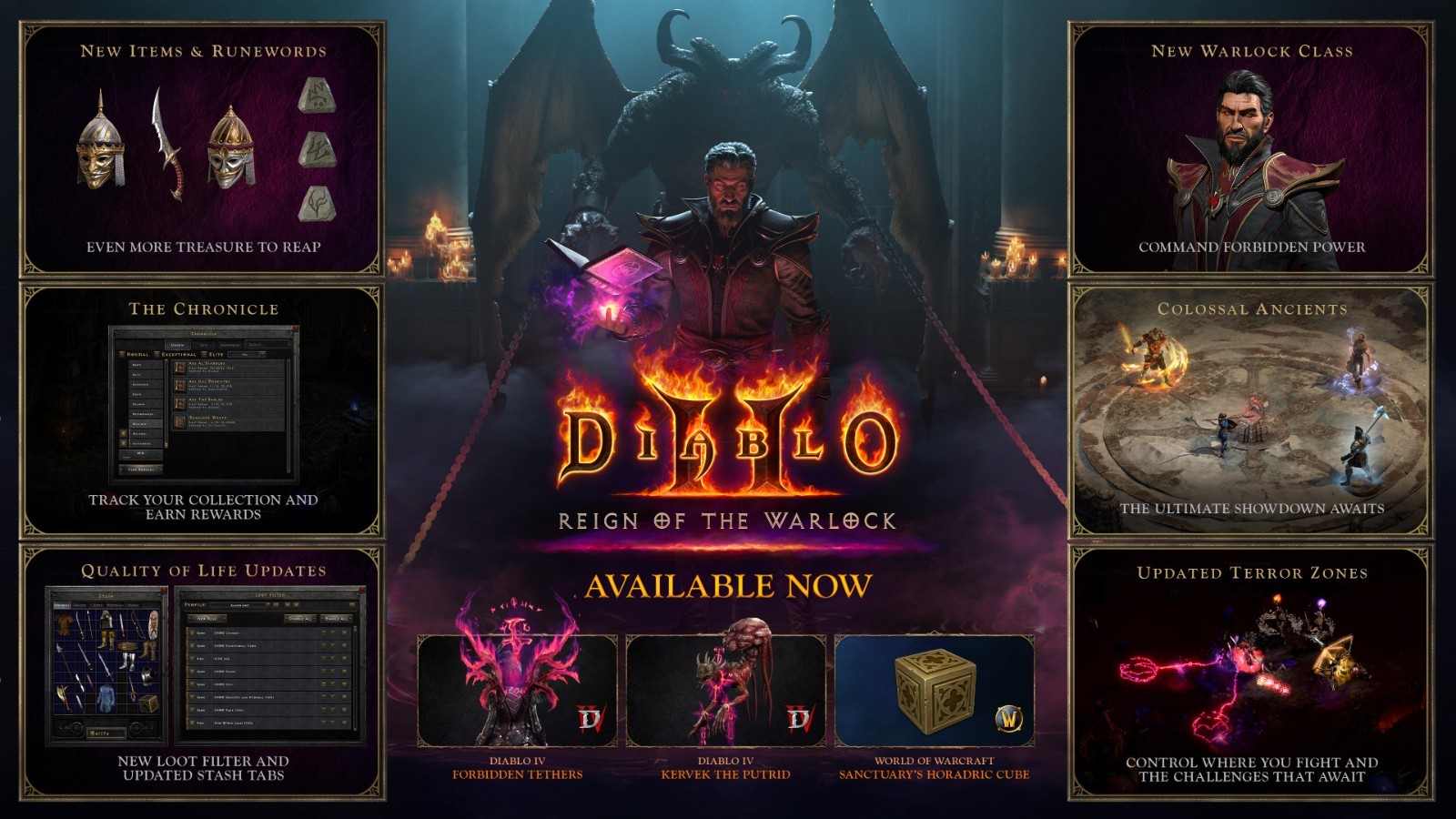 Warlock Torch Hellfire Torch Diablo 2 Resurrected D2R ROTW PC Nonladder