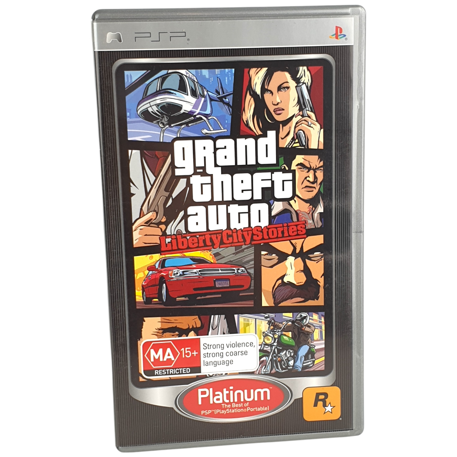 PSP Grand Theft Auto Liberty City Stories Sony MA15 2007 Playstation PAL Manual