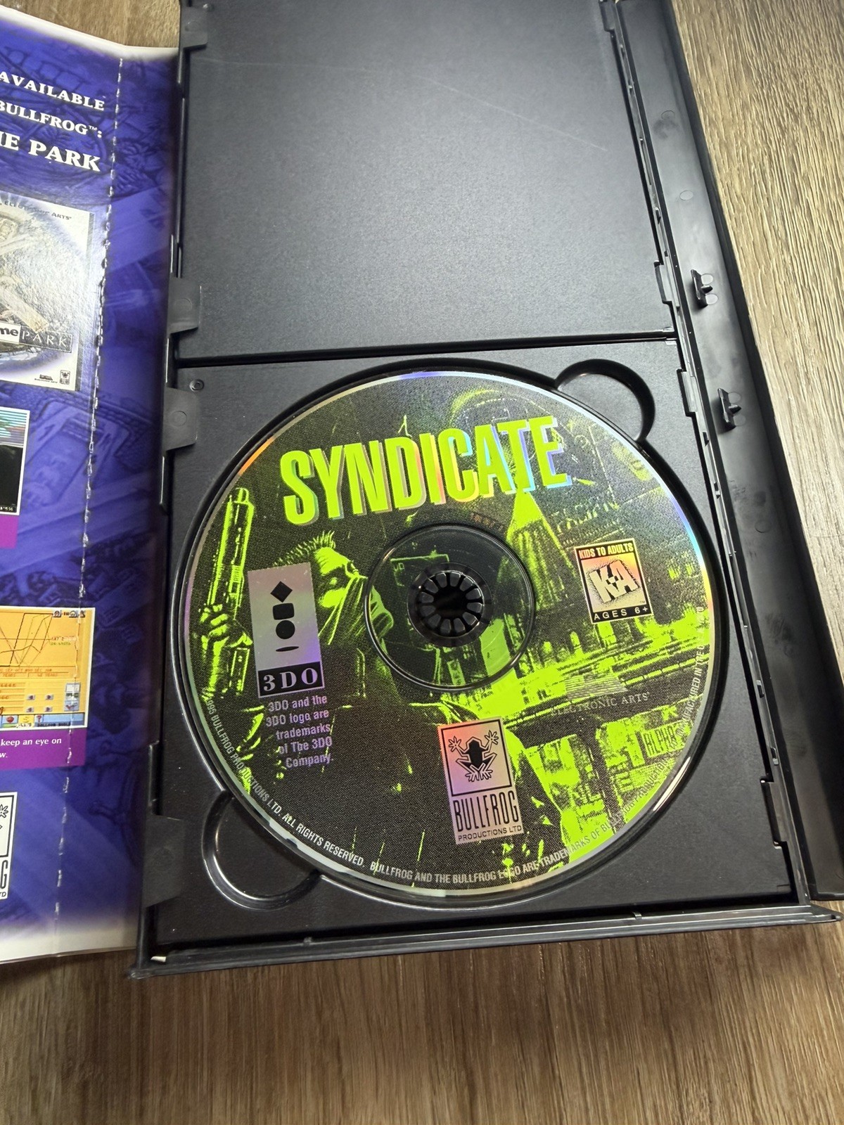 Panasonic 3DO – Syndicate (1995) NO INSERTS – Long Box – Clean – Tested