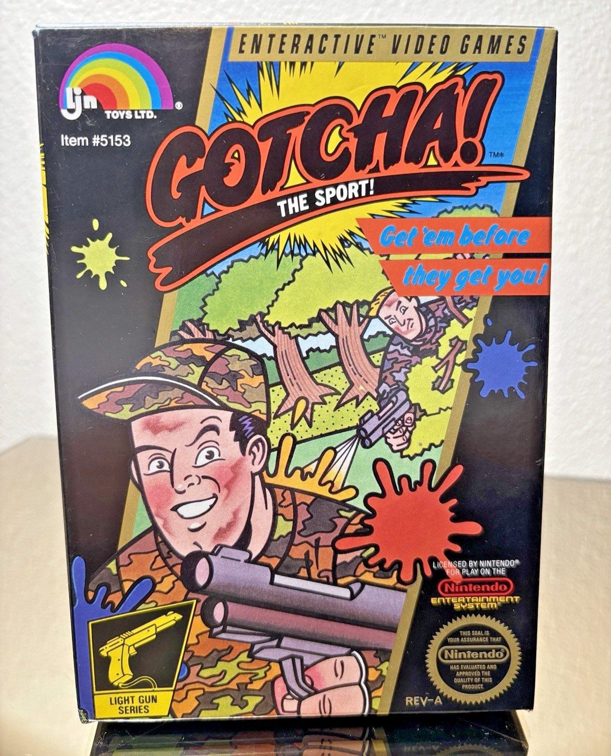 Gotcha (Nintendo NES, 1987) CIB