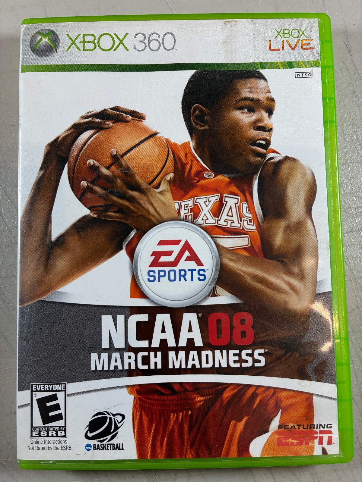 Xbox 360 NCAA 08 March Madness Video Game No Manual Basketball