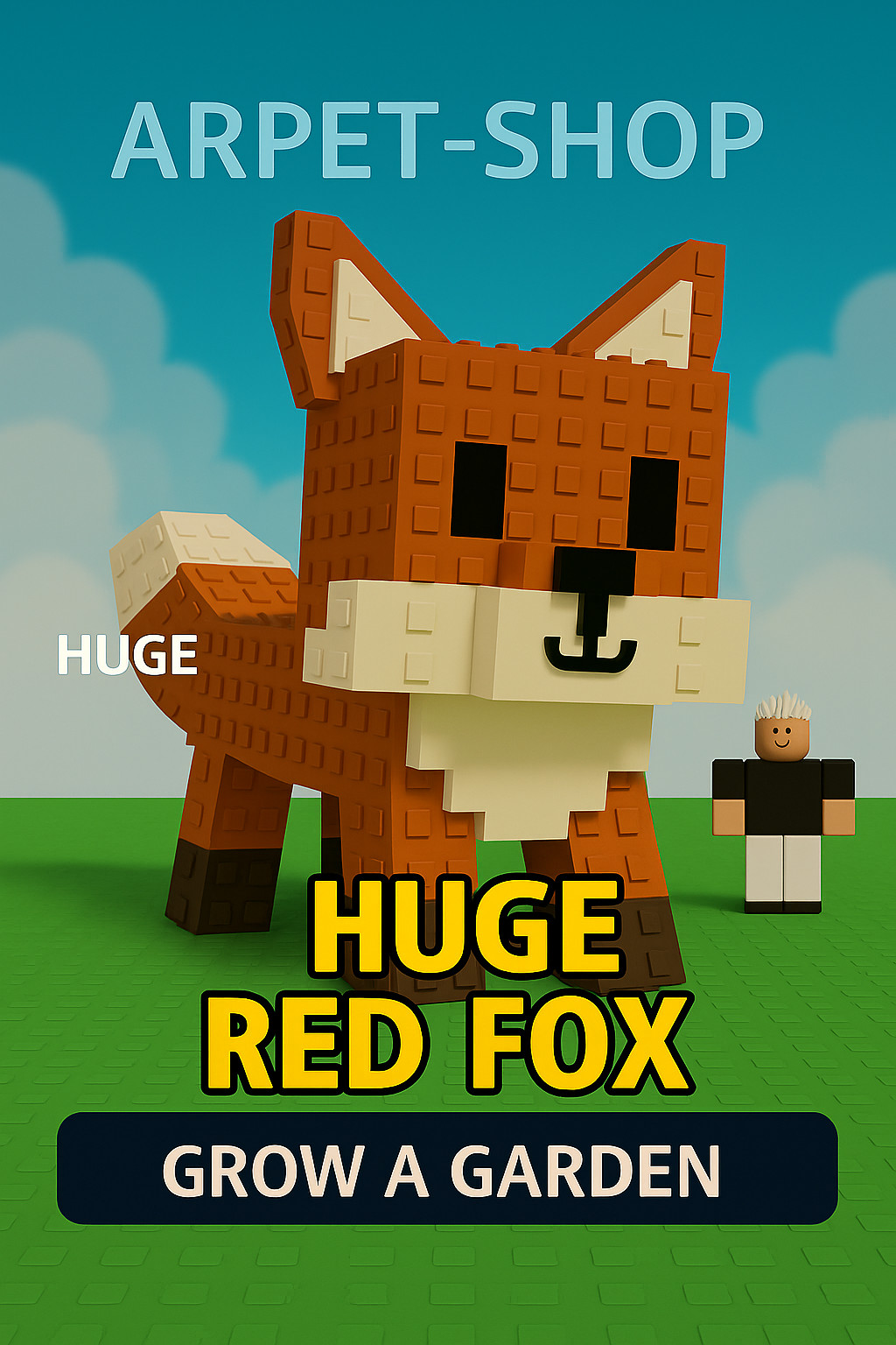Roblox GROW A GARDEN | HUGE Red Fox | TITANIC Red Fox | GIANT Red Fox