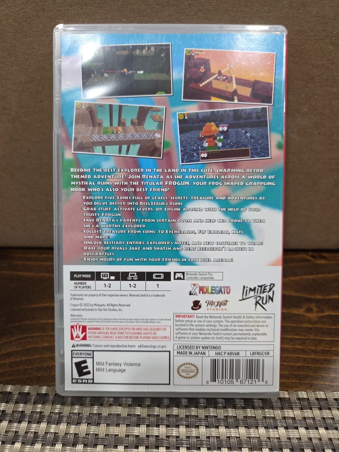 Frogun (Nintendo Switch) Limited Run Games – Tested No Manual