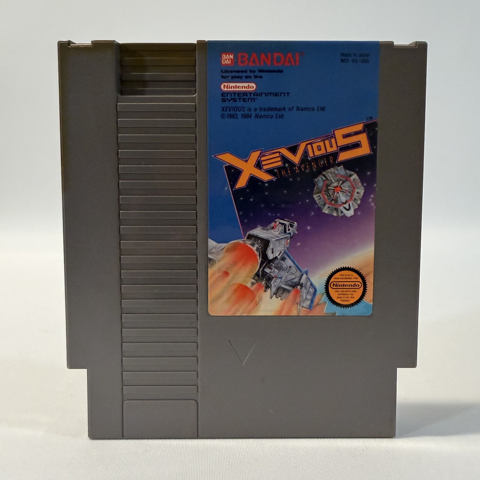 Xevious NES Nintendo Namco Vertical Shoot Em Up Arcade Video Game Cartridge