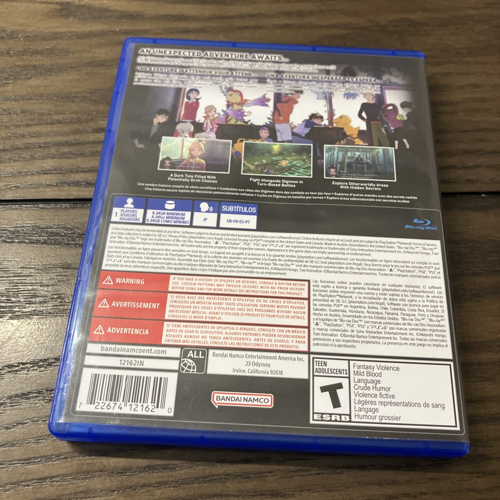 USED Digimon Survive Sony PlayStation 4 PS4 FREE SHIPPING!