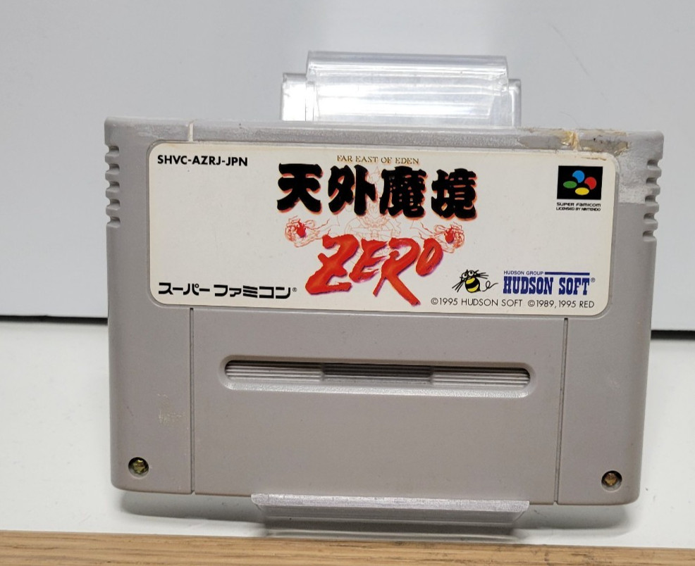 Tengai Makyō Zero (Far East of Eden Zero). Super Famicom Untested