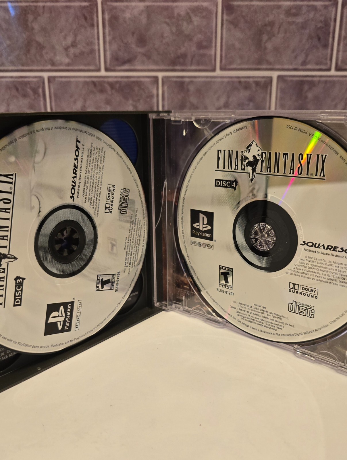 Sony PlayStation 1 Final Fantasy IX Authentic CIB Reg Card *Tested & Working*