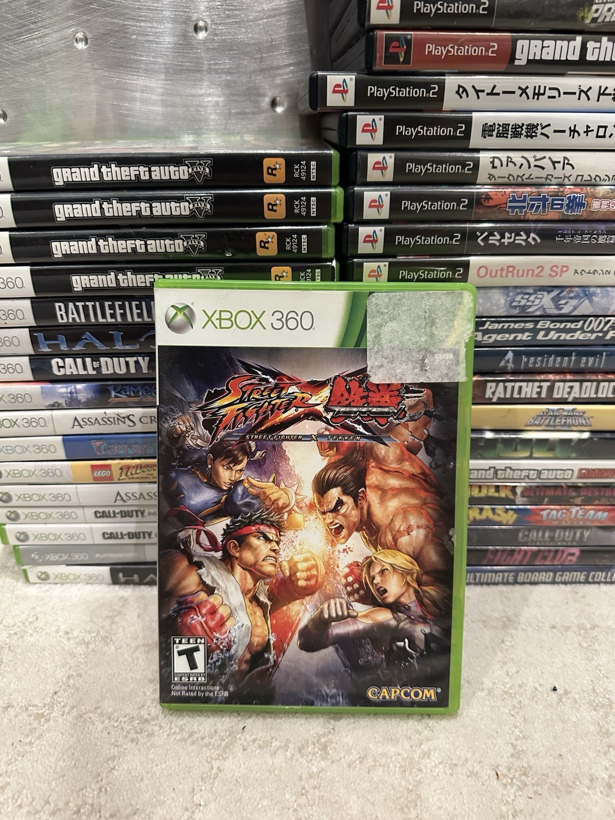 Street Fighter X Tekken (Microsoft Xbox 360) No Manual Tested