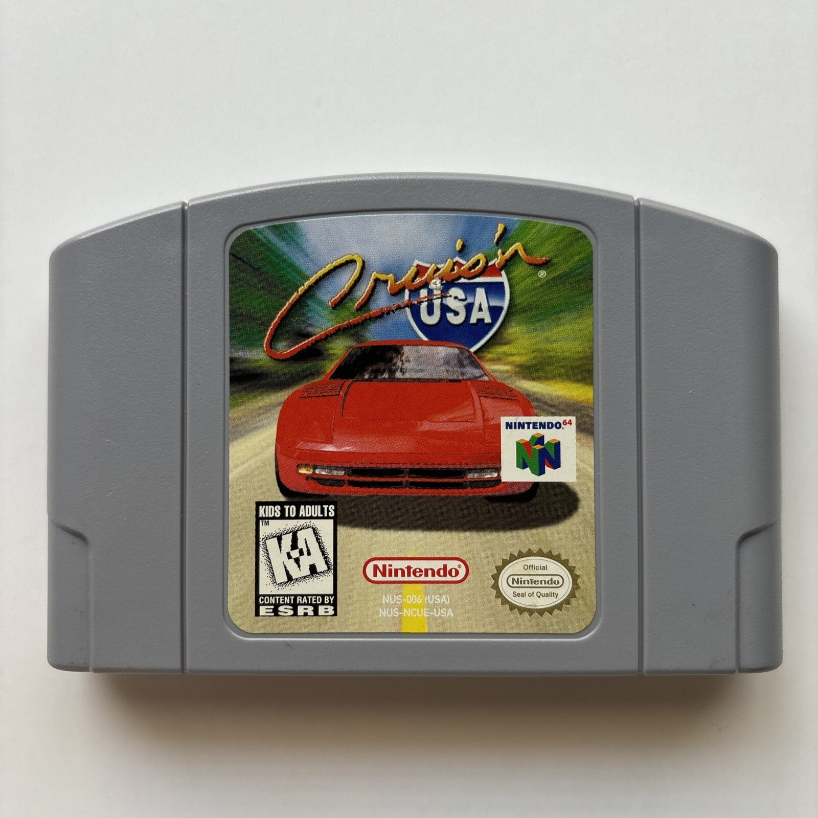 Cruis’n Usa Cruisin Nintendo 64 N64 Retro Racing Game Authentic Cleaned Tested