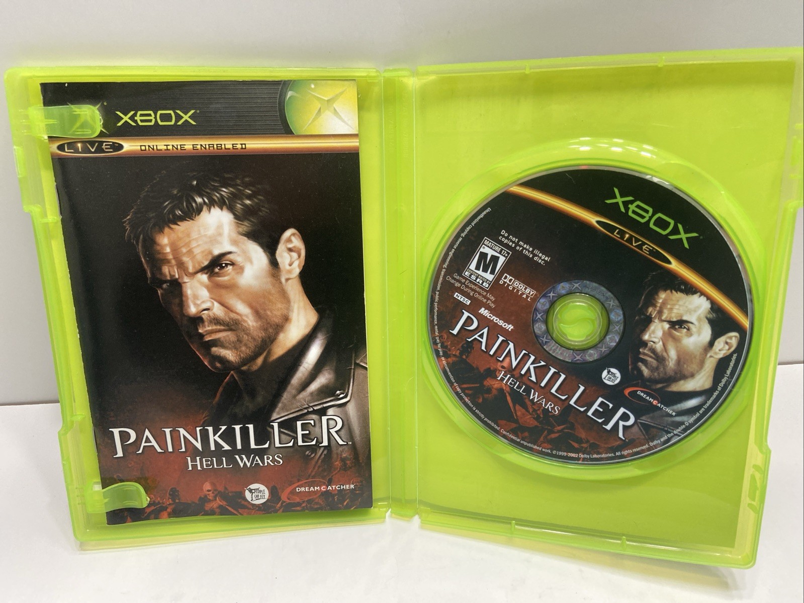 Painkiller: Hell Wars (Microsoft Xbox, 2006) CIB with Manual
