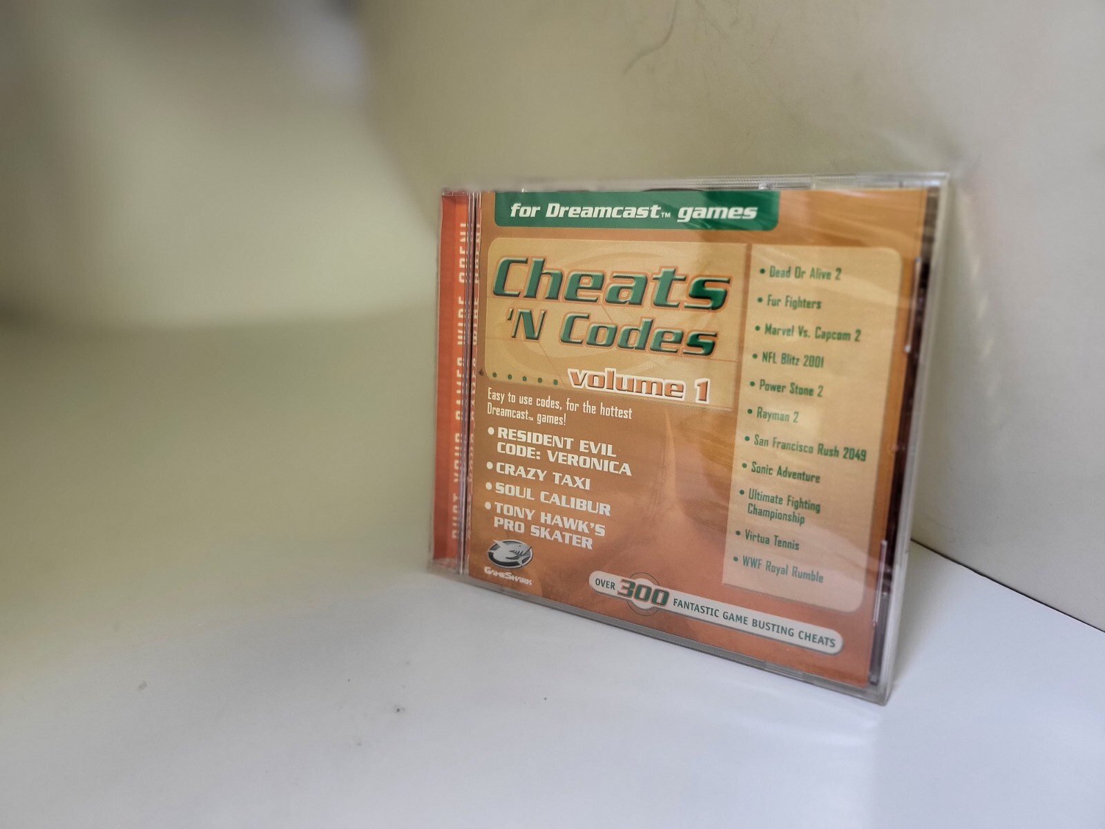 NEW Cheats-N-Codes Vol 1 Import Game Enabler for the Sega Dreamcast console