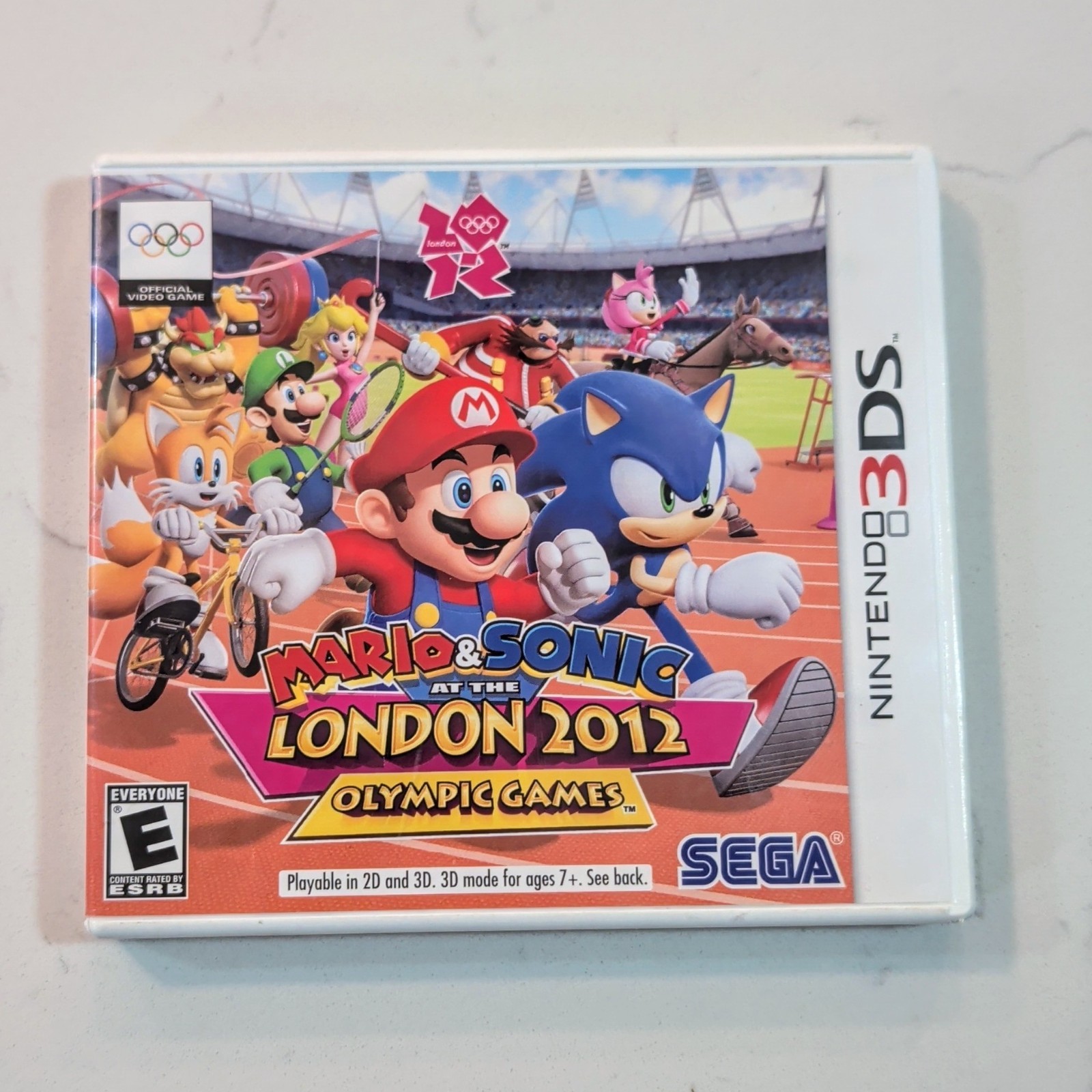 Mario & Sonic at the London 2012 Olympic Games (Nintendo 3DS, 2012) Authentic