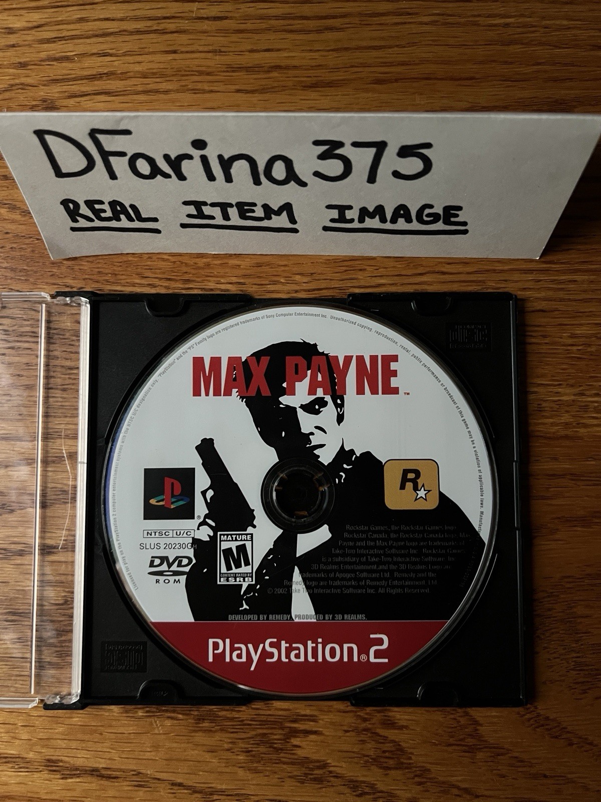Rockstar Games Max Payne PS2 Disc Only NTSC-U/C M Max Payne Series