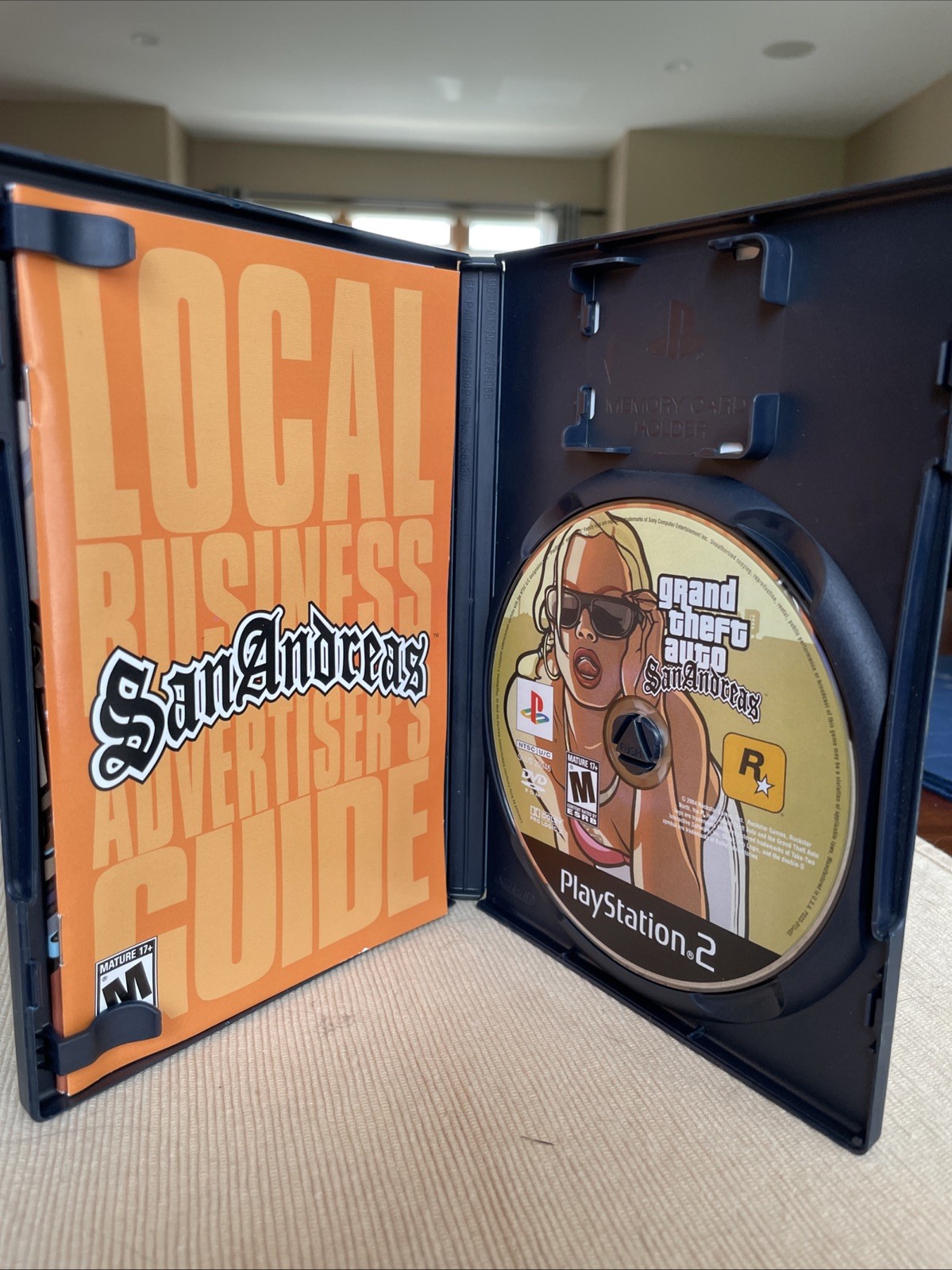 Grand Theft Auto: San Andreas (Sony PlayStation 2, 2004) GTA PS2