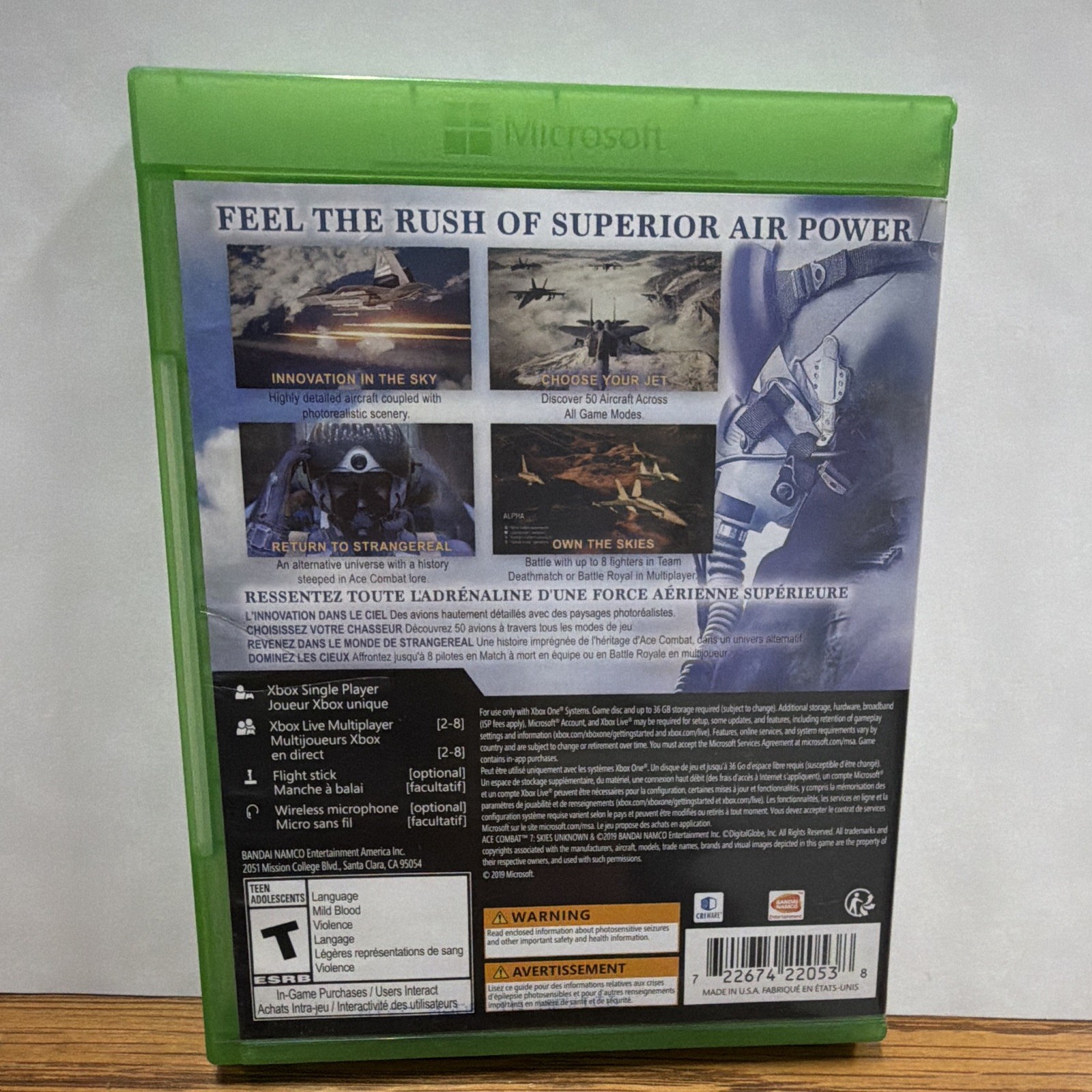 Ace Combat 7: Skies Unknown (Xbox One) CIB Multiplayer Online Play Tested