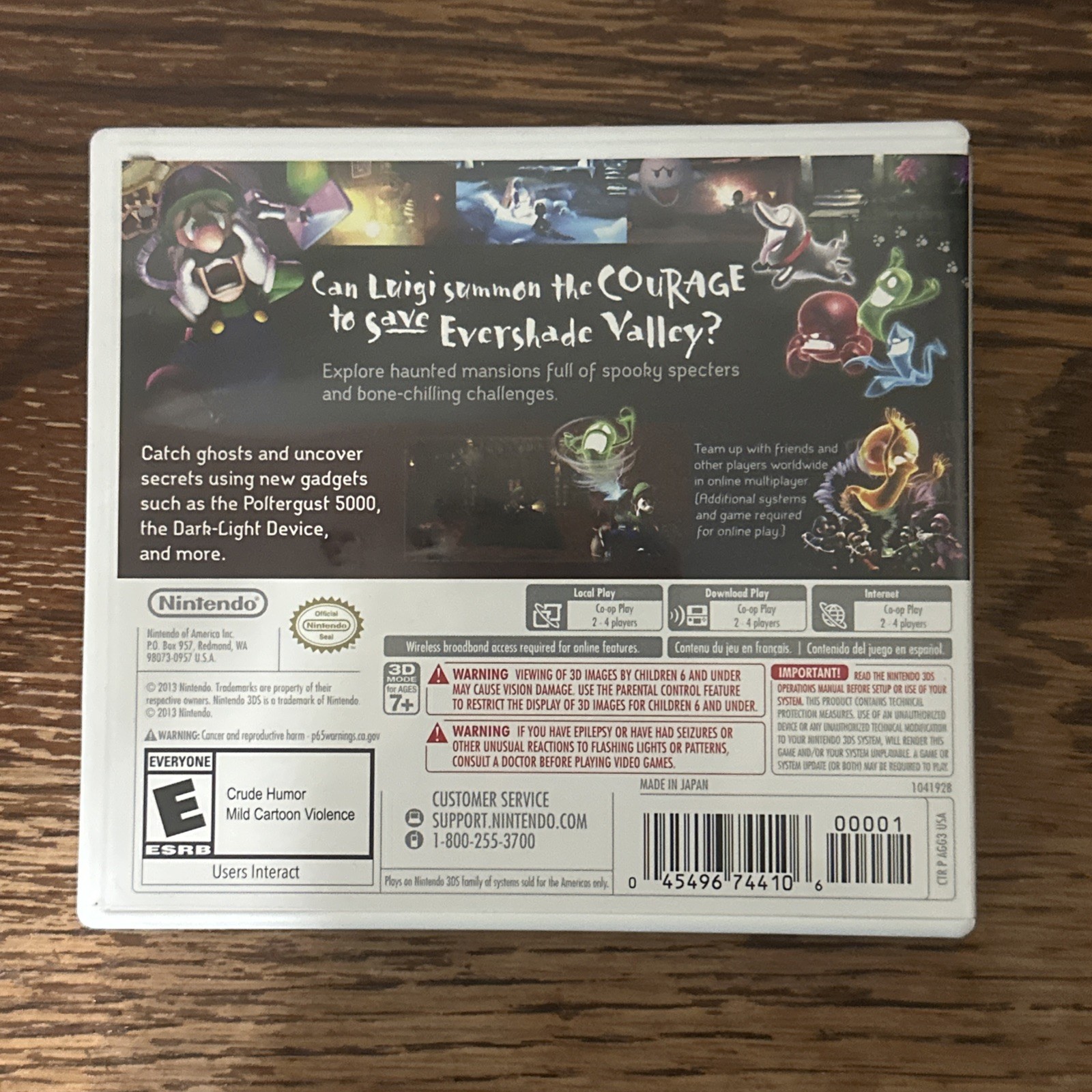 Luigi’s Mansion: Dark Moon- Nintendo 3DS In Box w/ Inserts