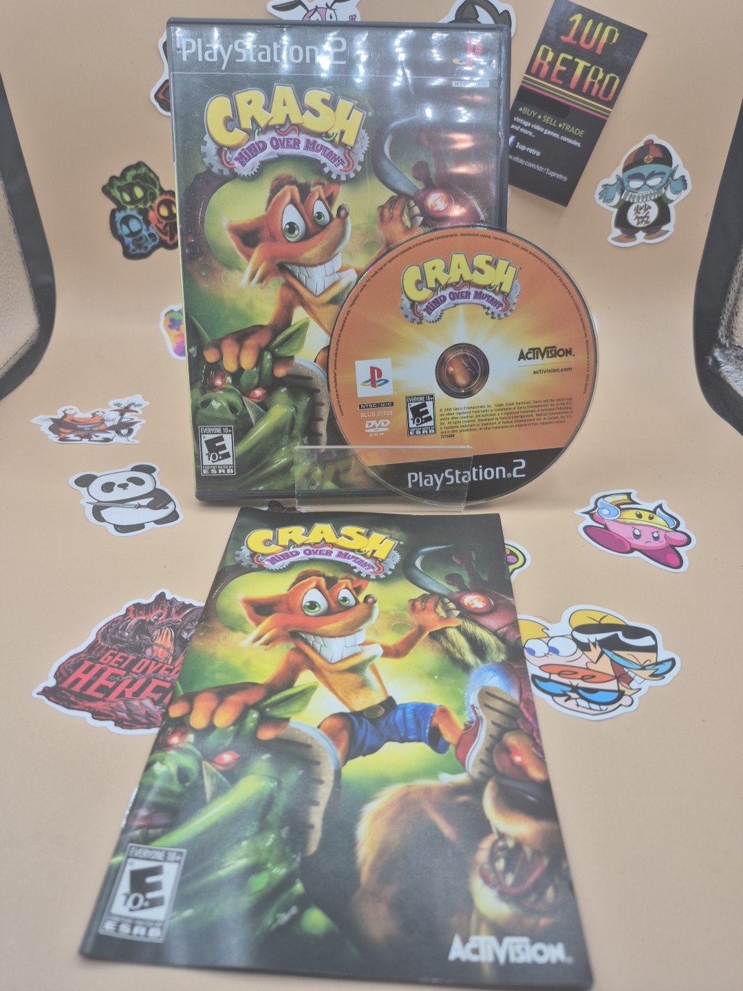 Ps2 Crash Mind Over Mutant CIB